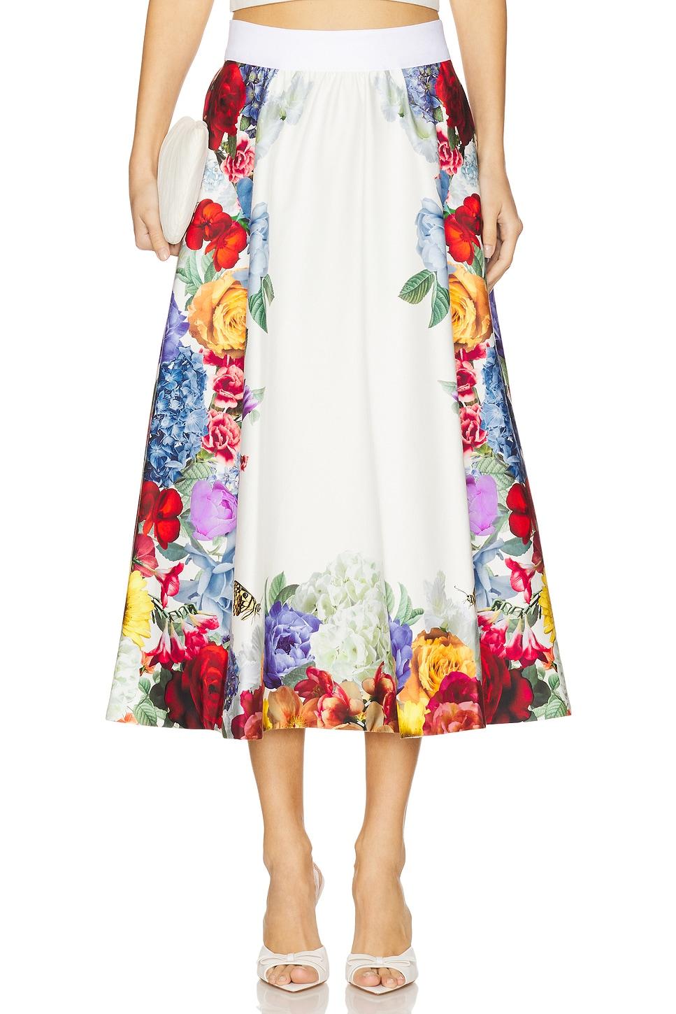earla flare midi skirt