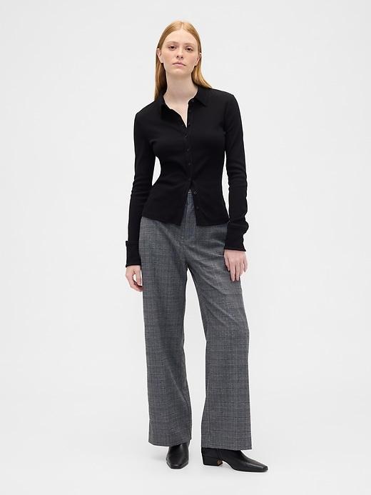 easy crepe trousers
