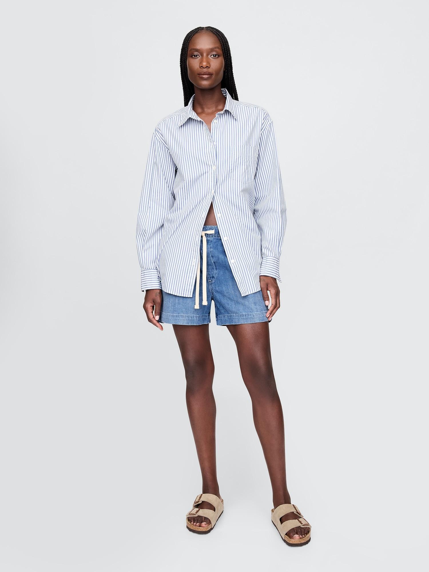 easy denim shorts