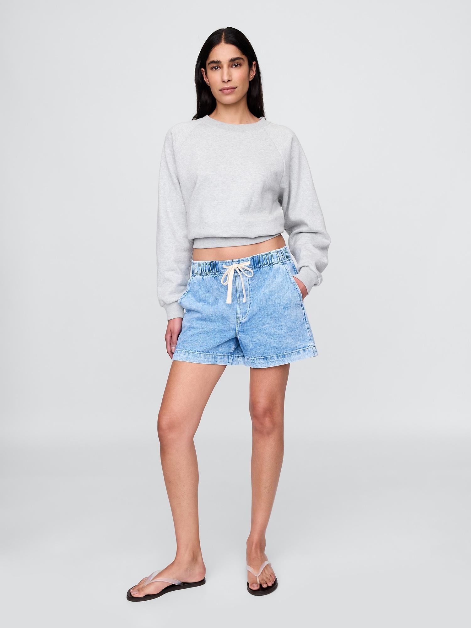 easy denim shorts