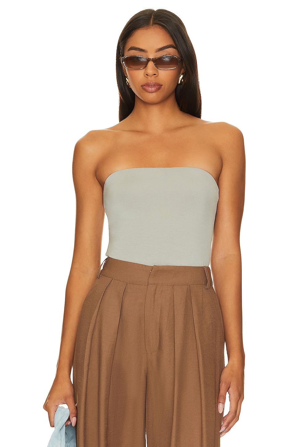 easy strapless top