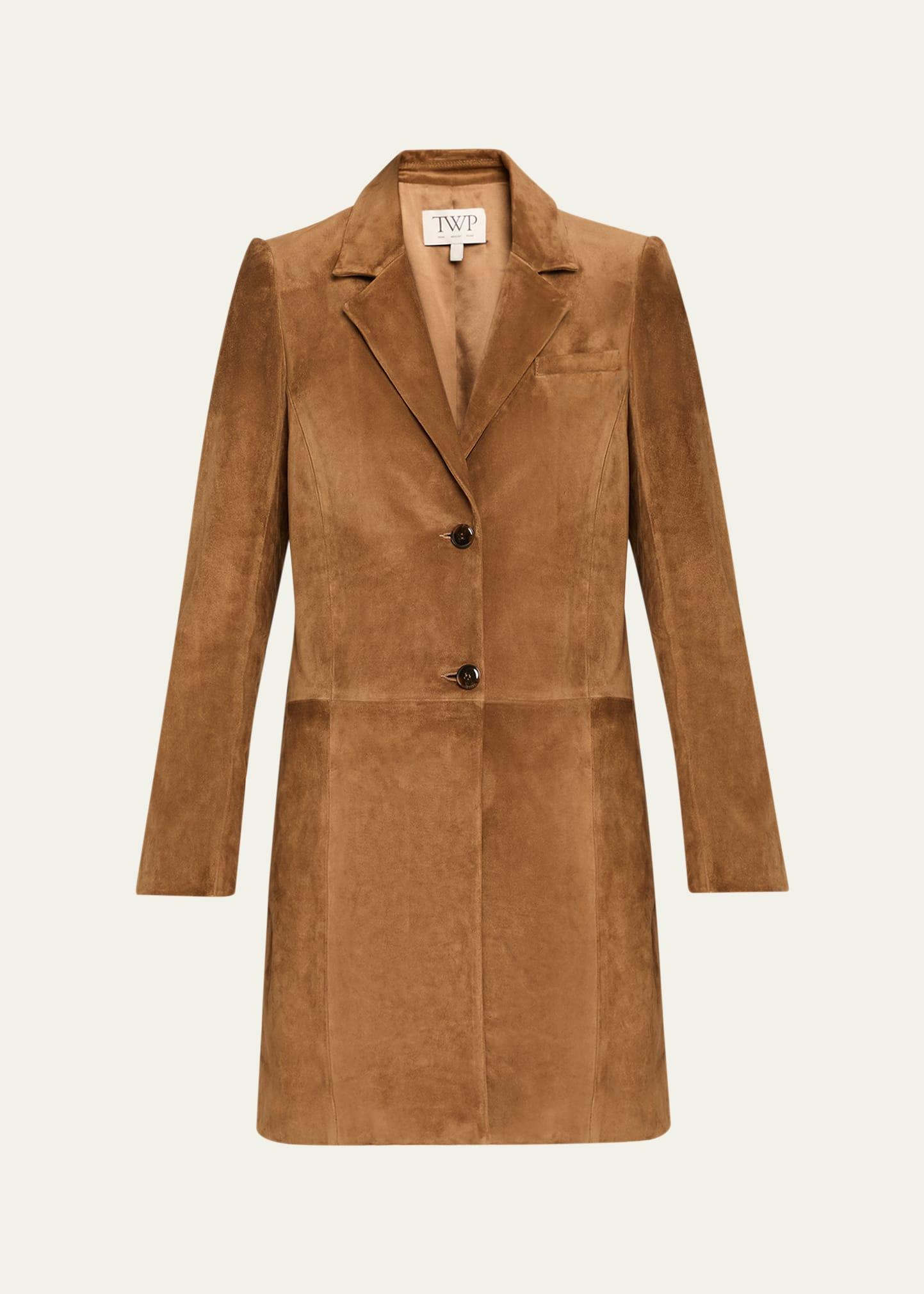 easy suede car coat