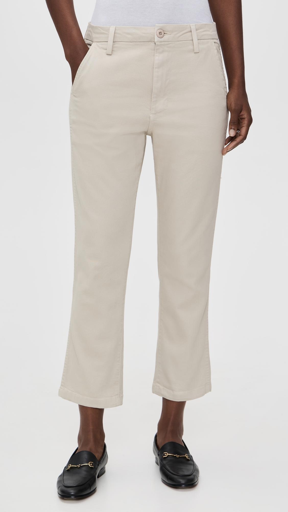 easy trouser relaxed crop straight trousers