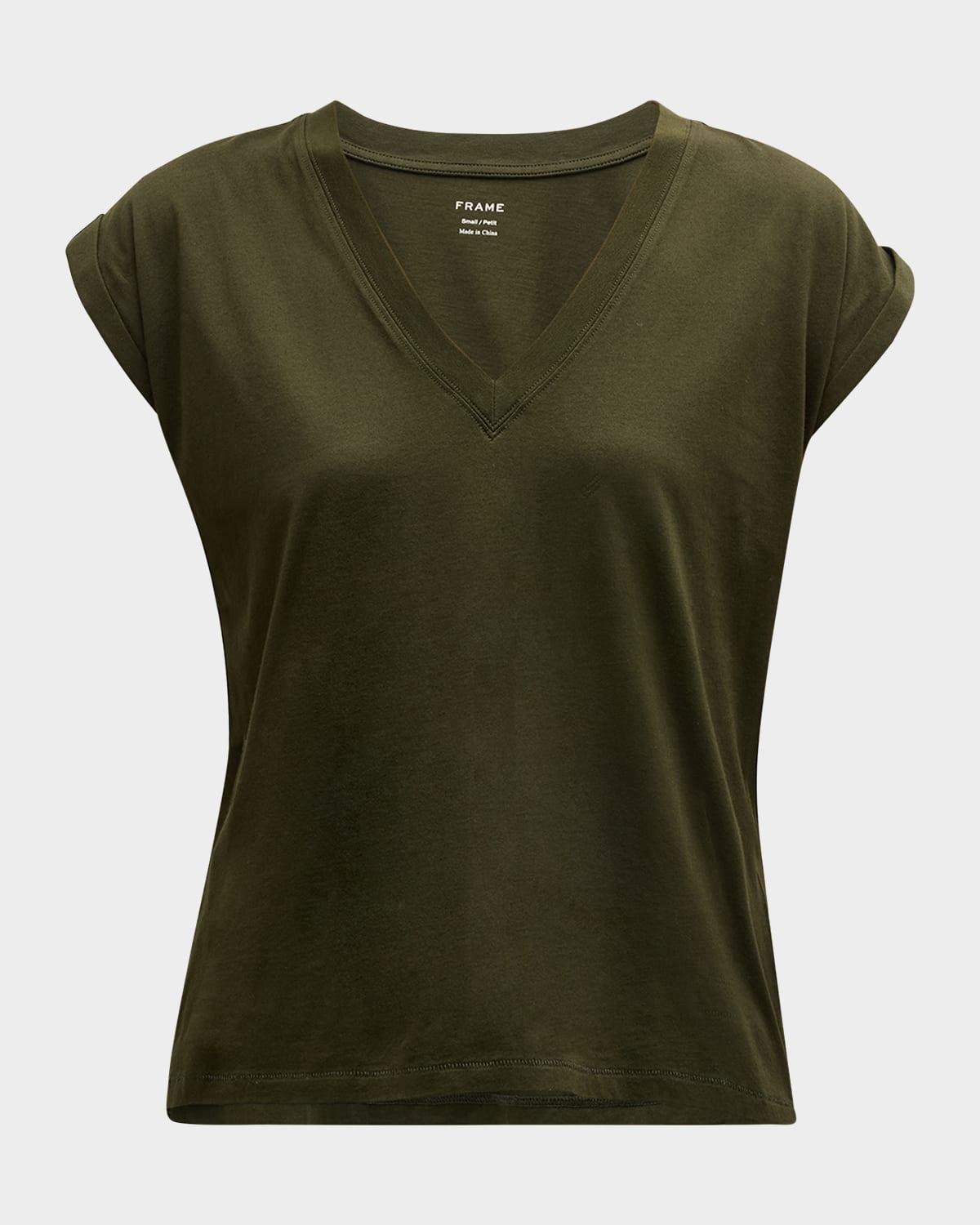 easy v-neck tee