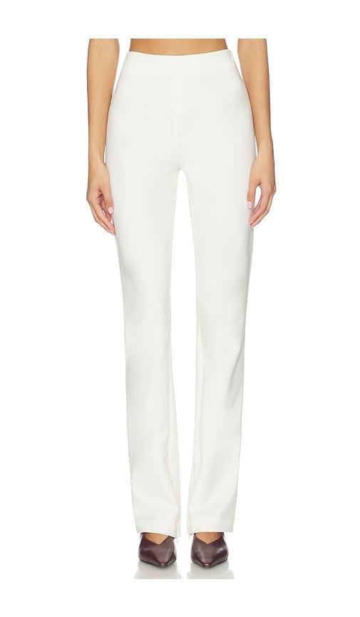 eaves amar tech suiting legging in ivory.
