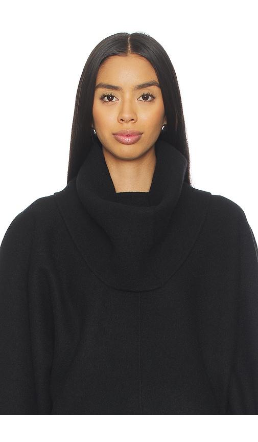eaves bekkah knit snood in black.
