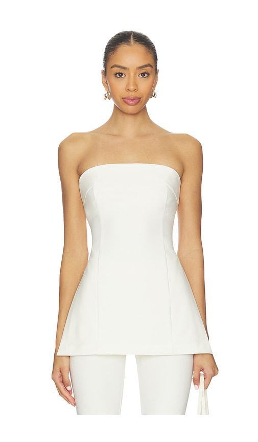 eaves bennet tech suiting top in ivory.