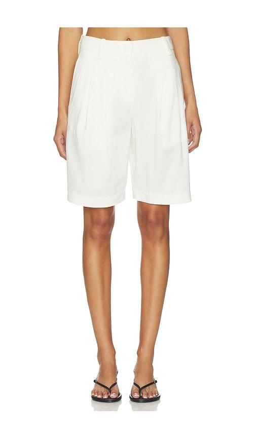 eaves iyla long short in white.