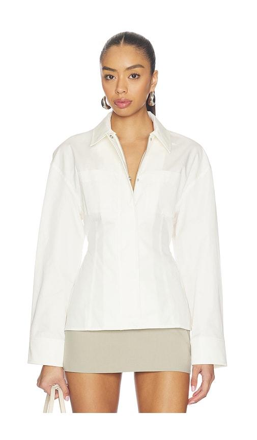 eaves kaspar jacket in ivory.