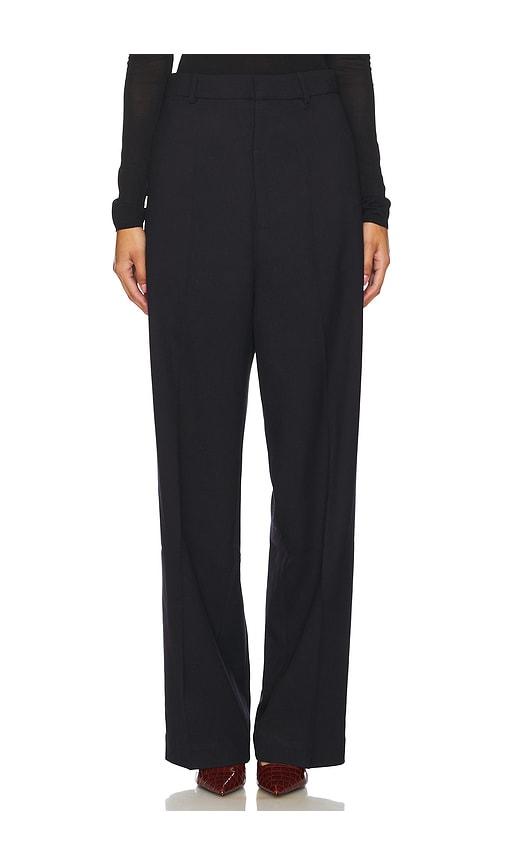 eaves kira classic suiting pants in black.