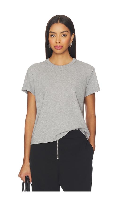 eaves lene boxy tee in grey.