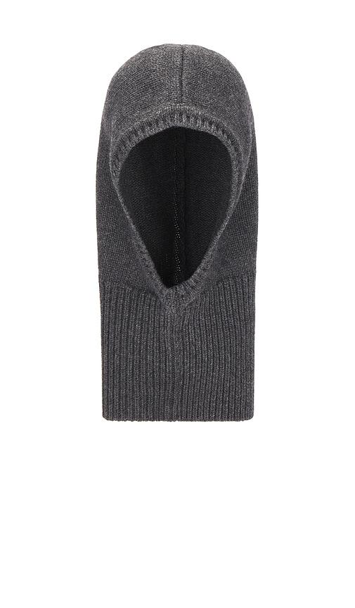 eaves rufus knit balaclava in grey.