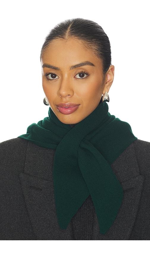eaves sheryl knit kerchief in green.