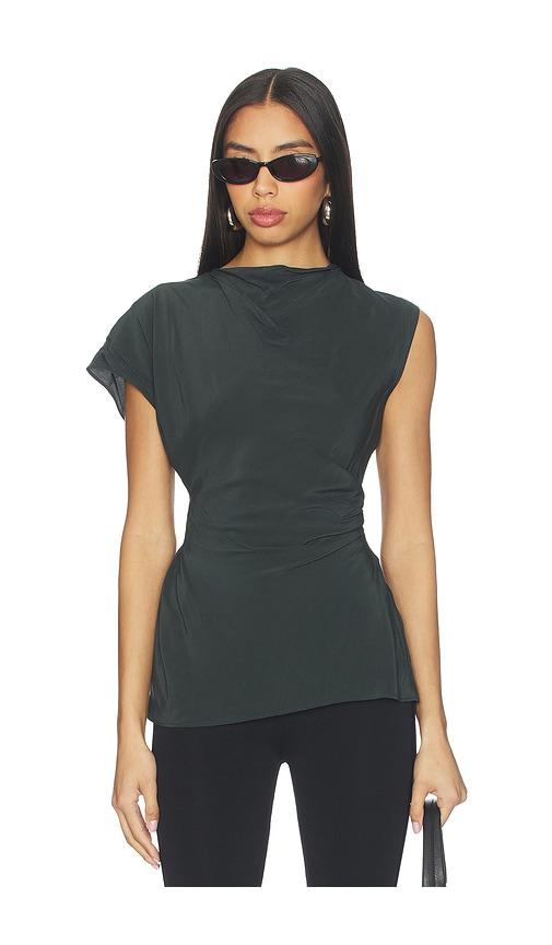 eaves sinai top in charcoal.