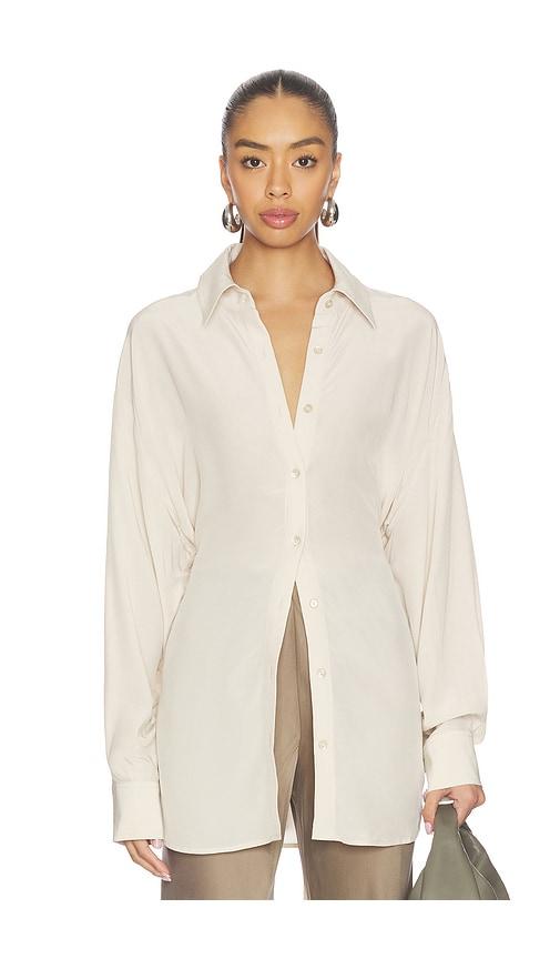 eaves sivan shirt in ivory.
