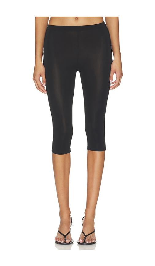 eaves thea capri pant in black.
