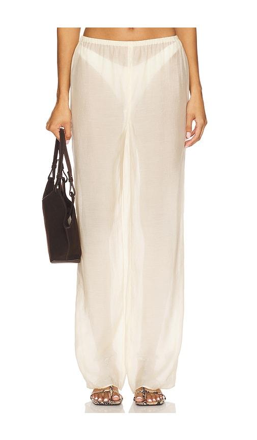 eaves x coco ettore pant in cream.
