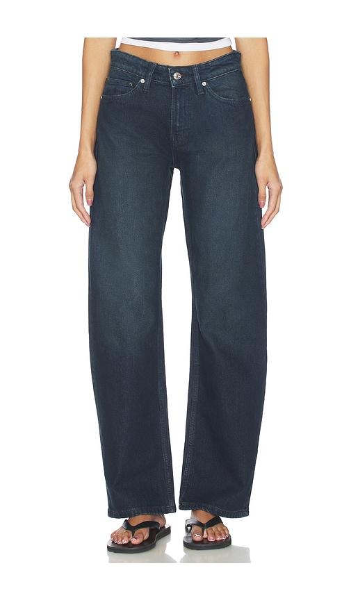eb denim alida loose bowed in blue.