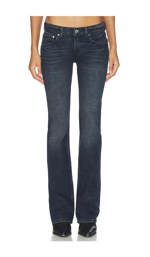 eb denim maria mid rise bootcut jean in blue.