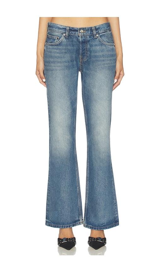 eb denim miley slouchy bootcut in blue.