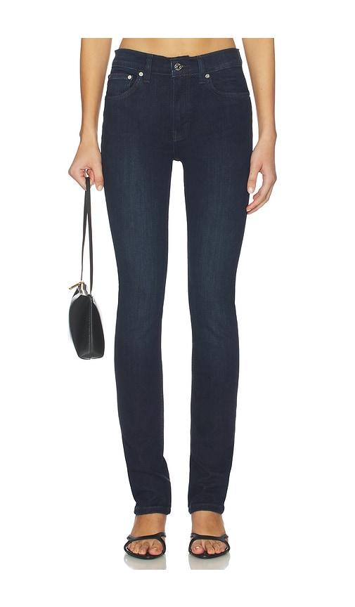 eb denim moss mid rise skinny in blue.
