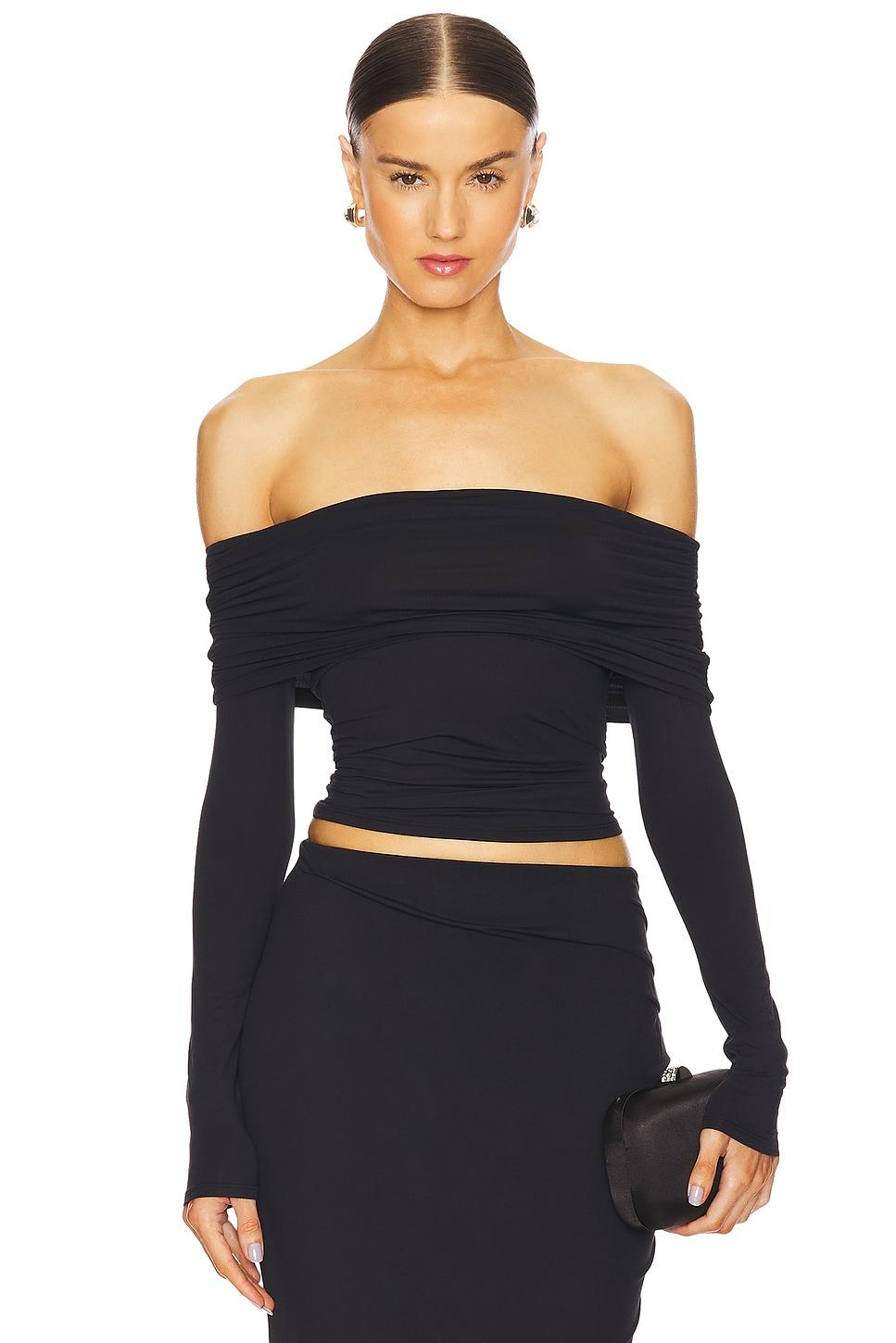 echauffe off the shoulder top