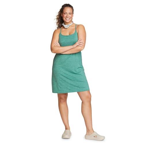 eddie bauer women's sleeveless resolution dress, fern