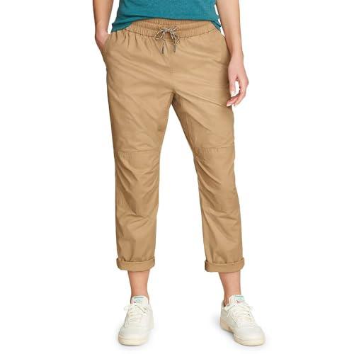 eddie bauer women's top out ripstop pants, flax