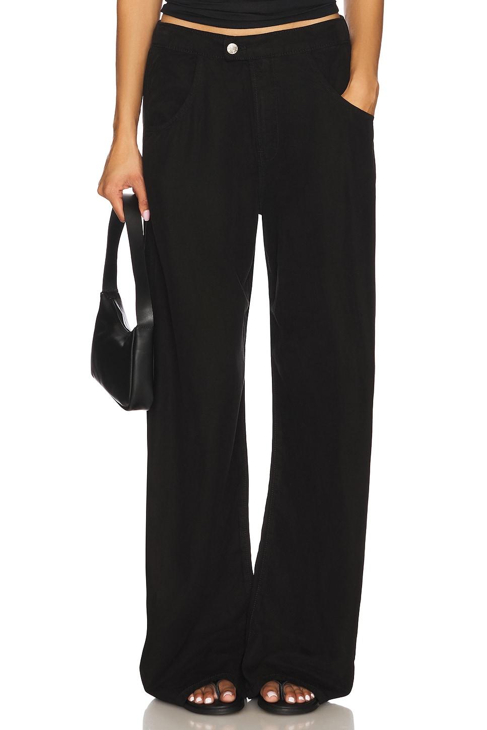 eddie bowed linen pant