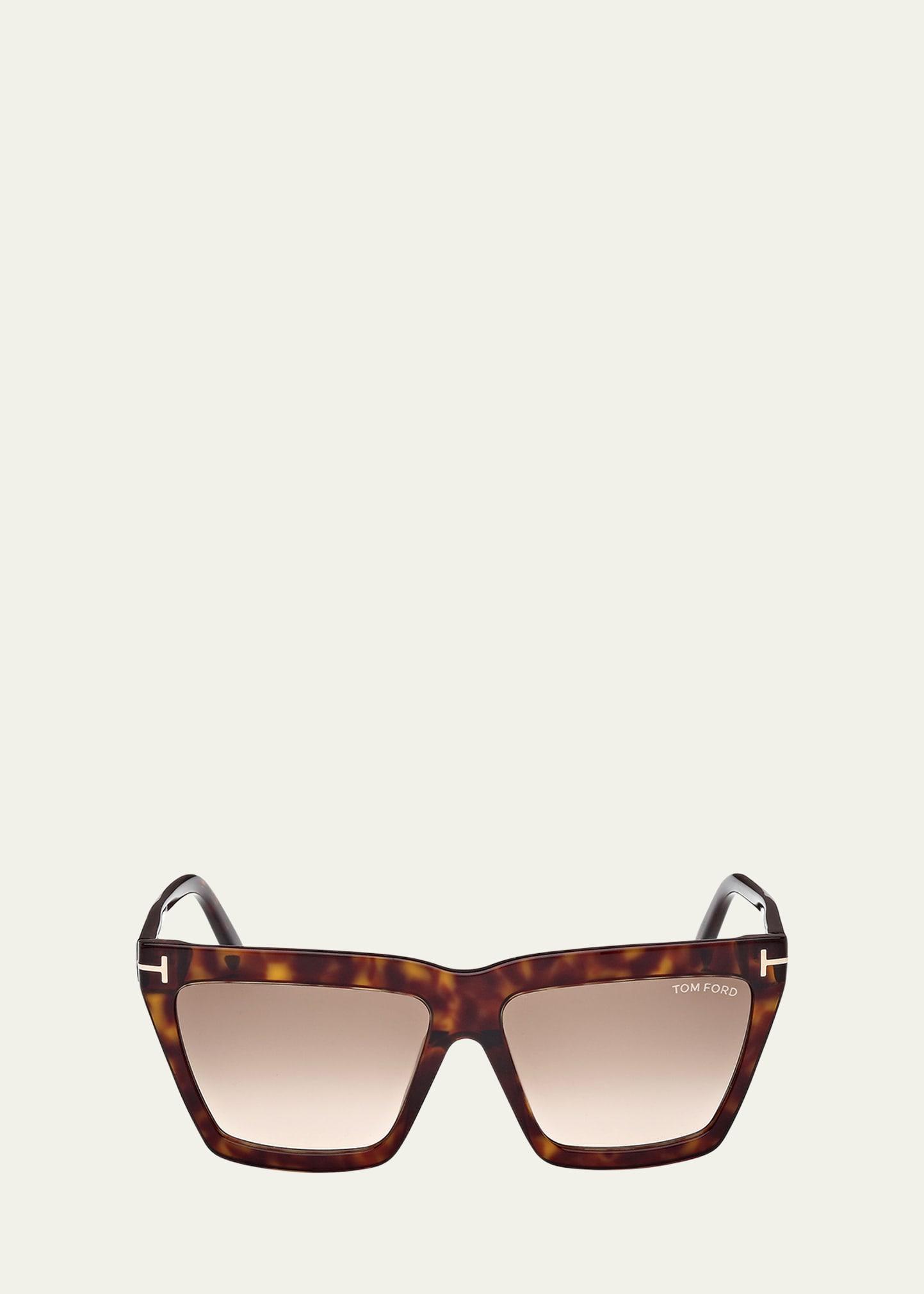 eden acetate rectangle sunglasses