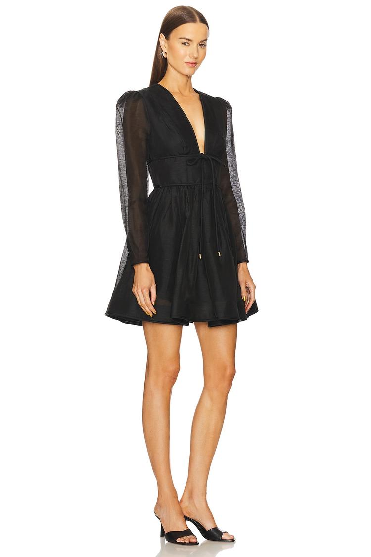 eden structured mini dress