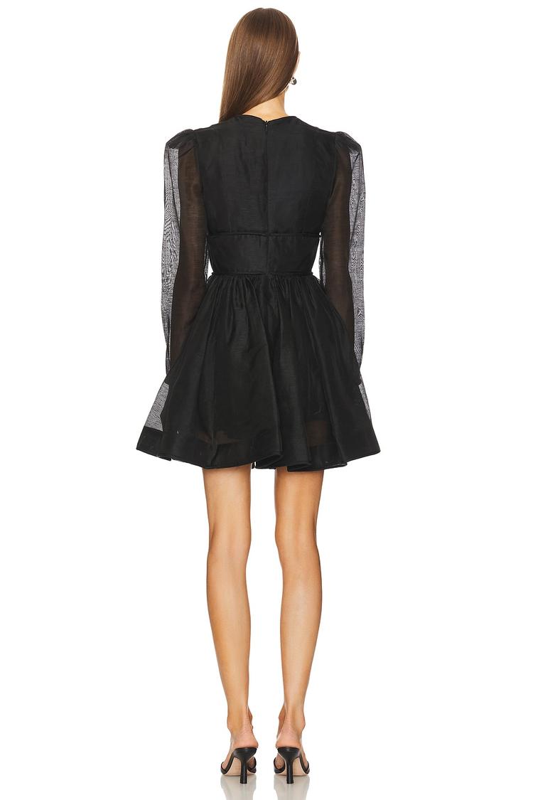 eden structured mini dress