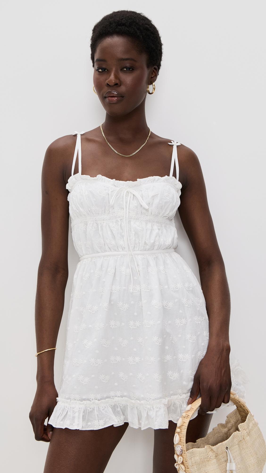 edie eyelet slip dress