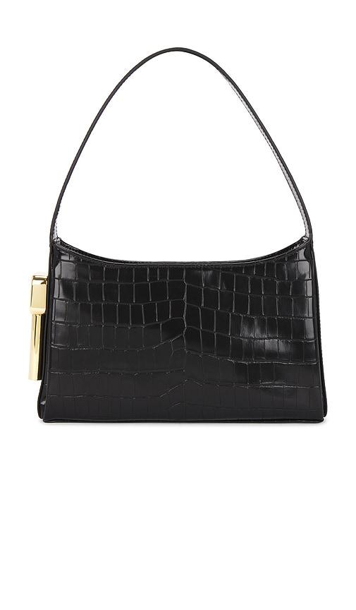 edie parker burn shoulder bag in black.