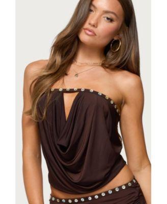 edikted womens giana iridescent matching sets