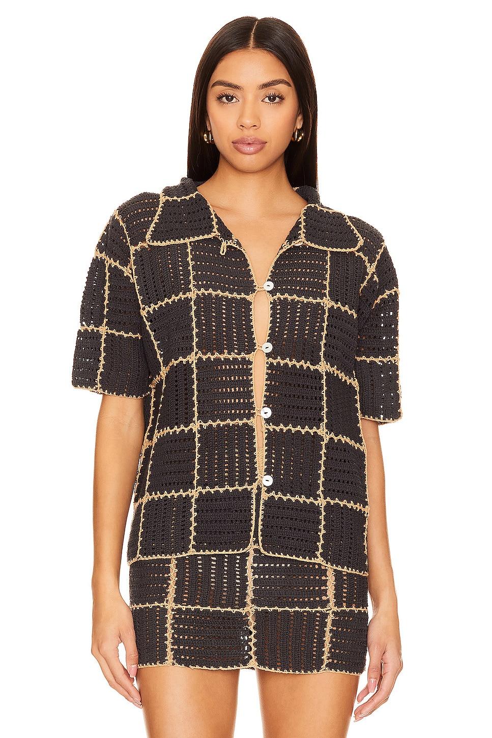 edith patchwork shirt