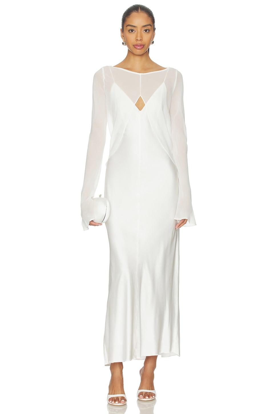 eevie long sleeve maxi dress