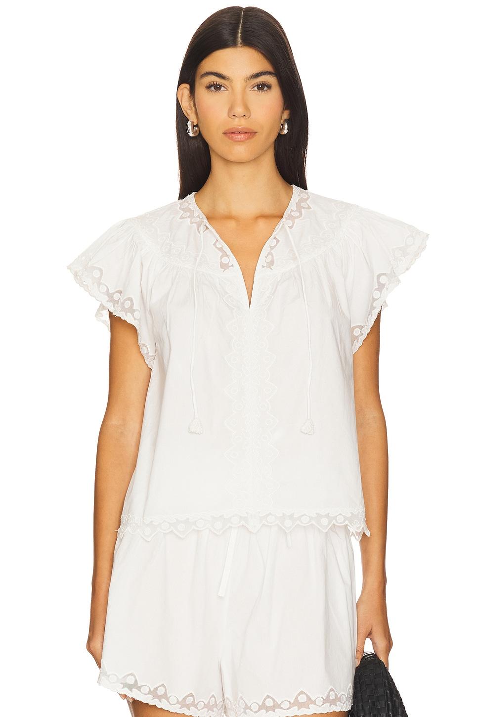 effie flutter sleeve top