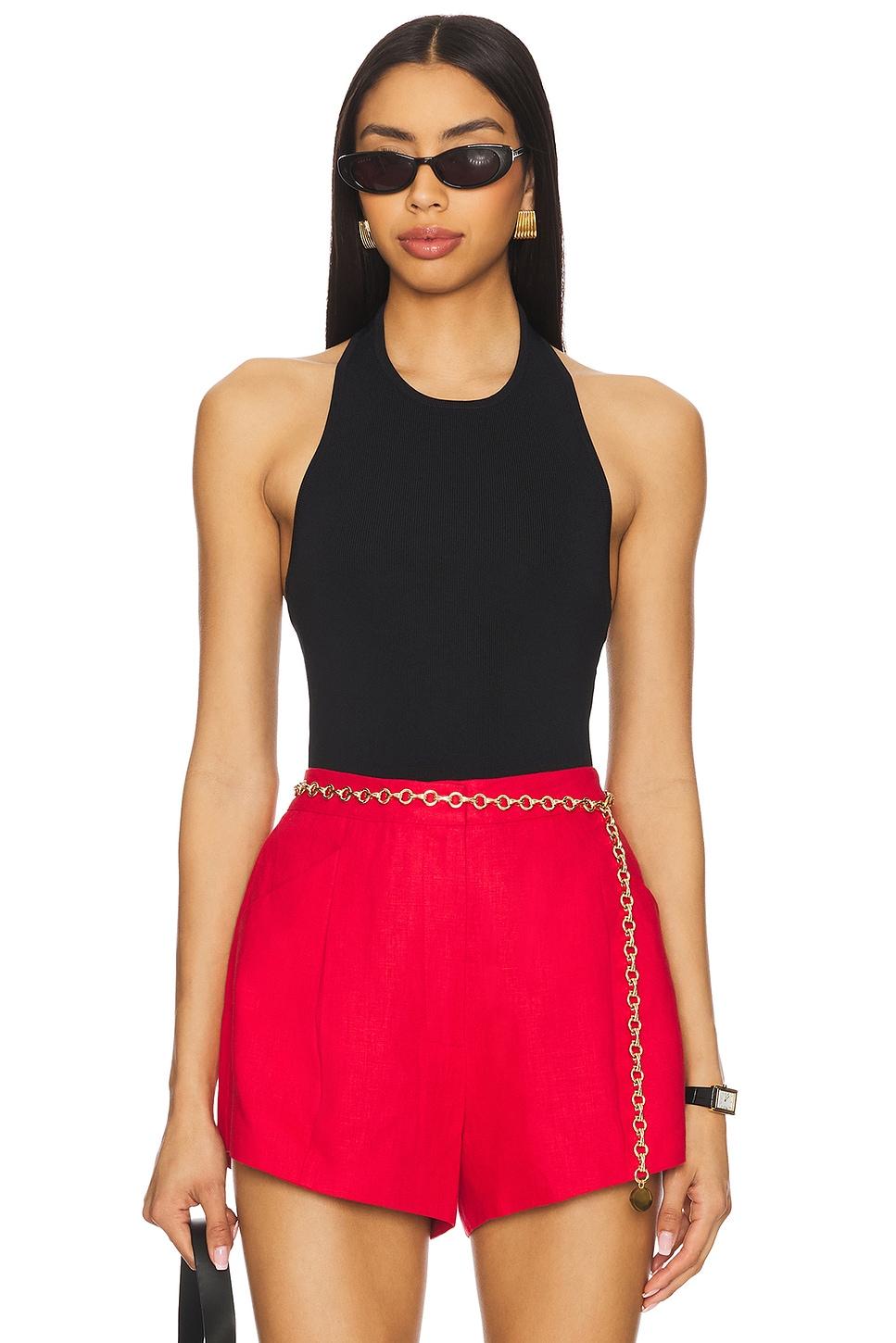 effie halter knit tank top