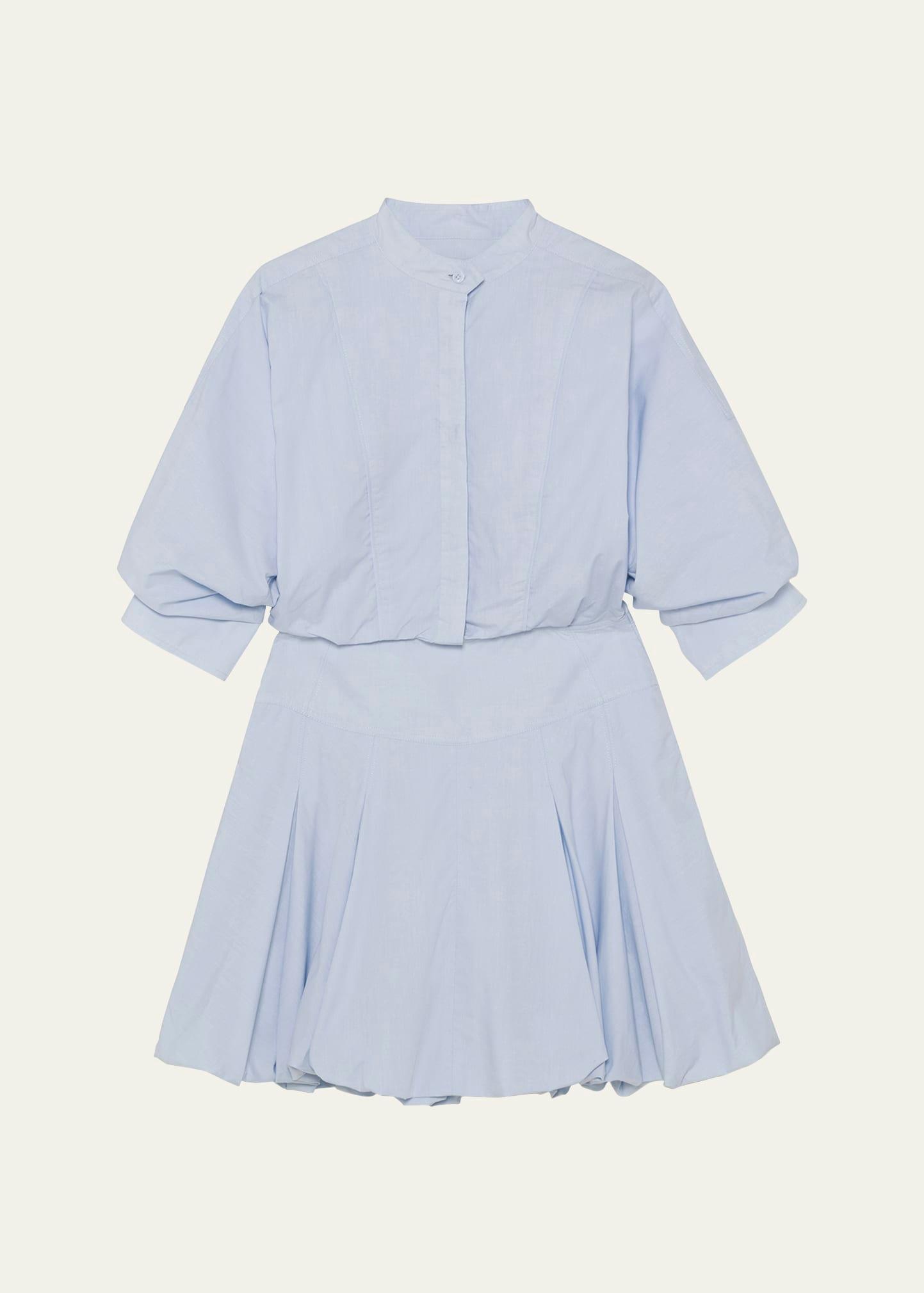 effie mini bubble shirtdress