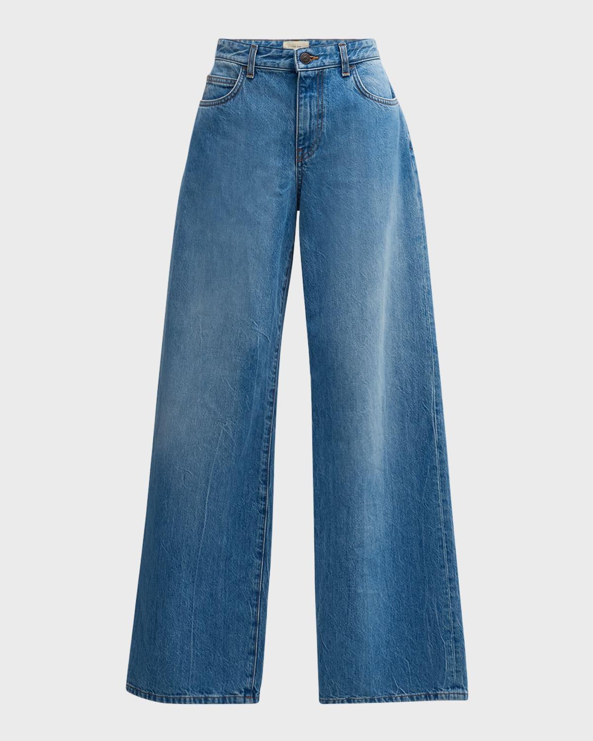 eglitta straight-leg denim pants