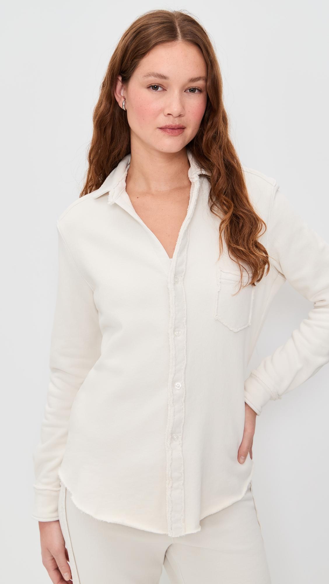 eileen relaxed button up shirt
