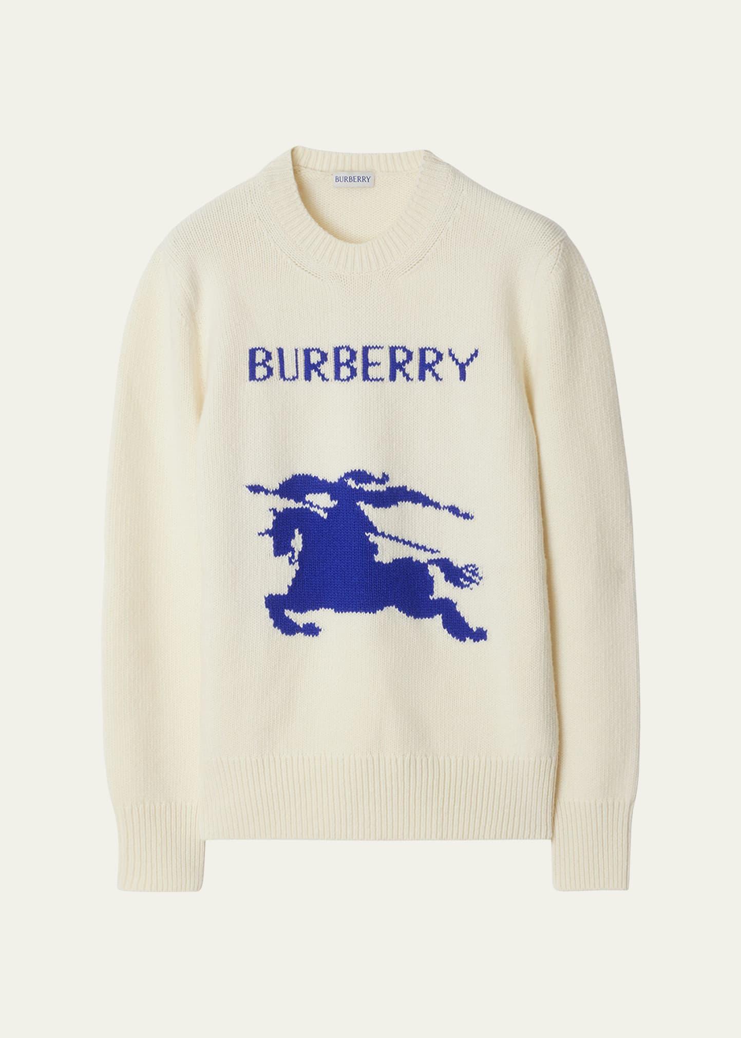 ekd logo wool-cashmere crewneck sweater