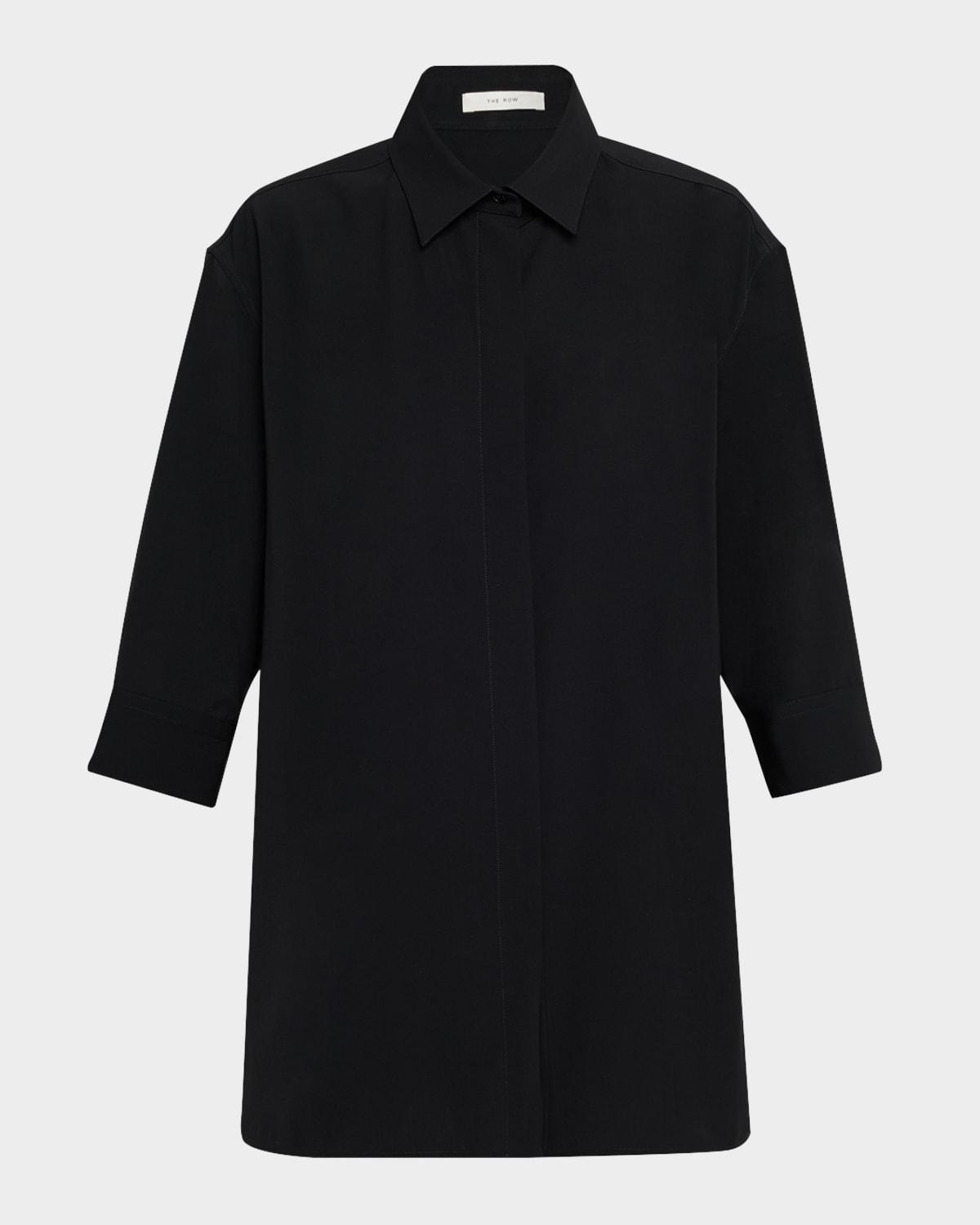 elada button-front shirt