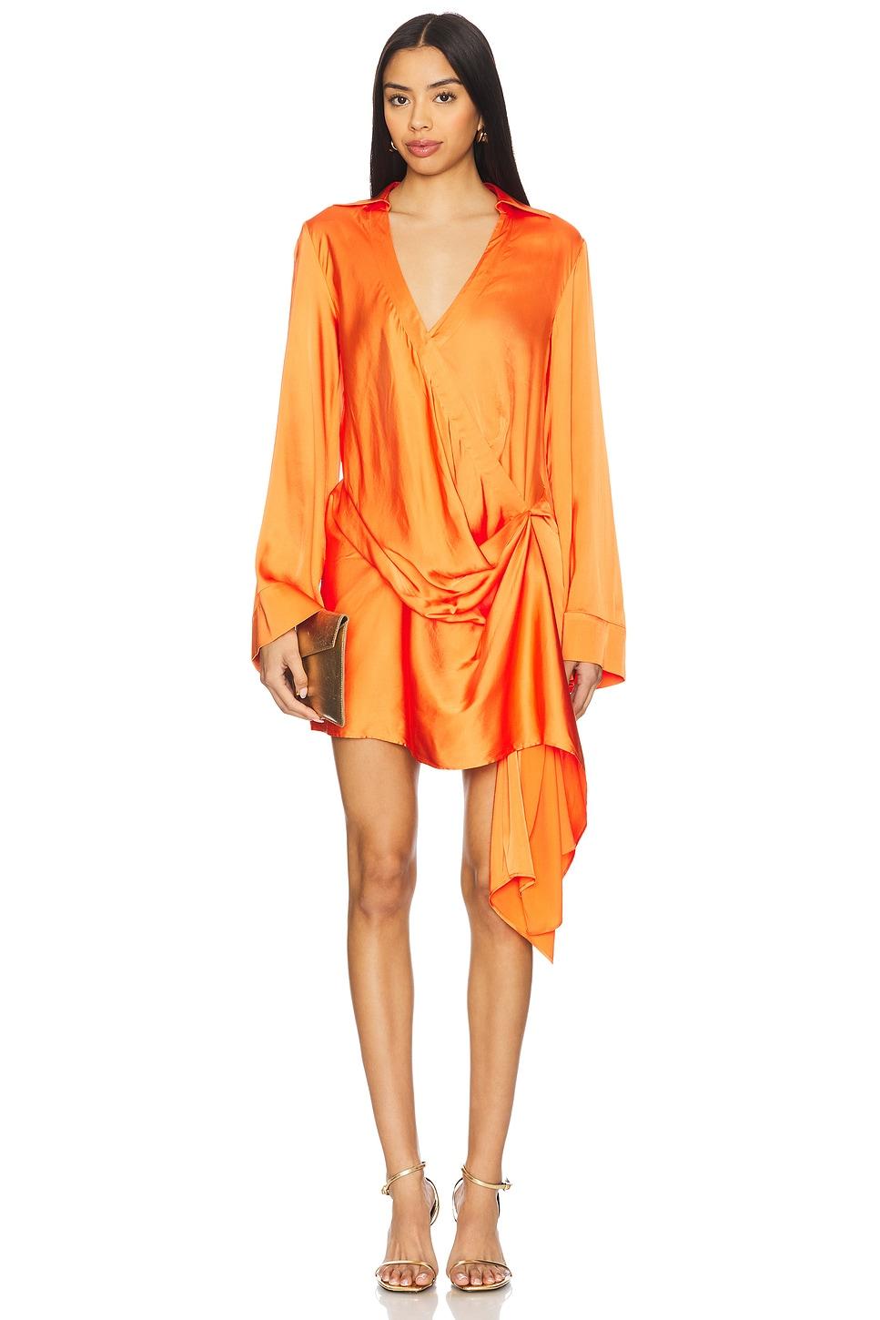 elaina wrap dress