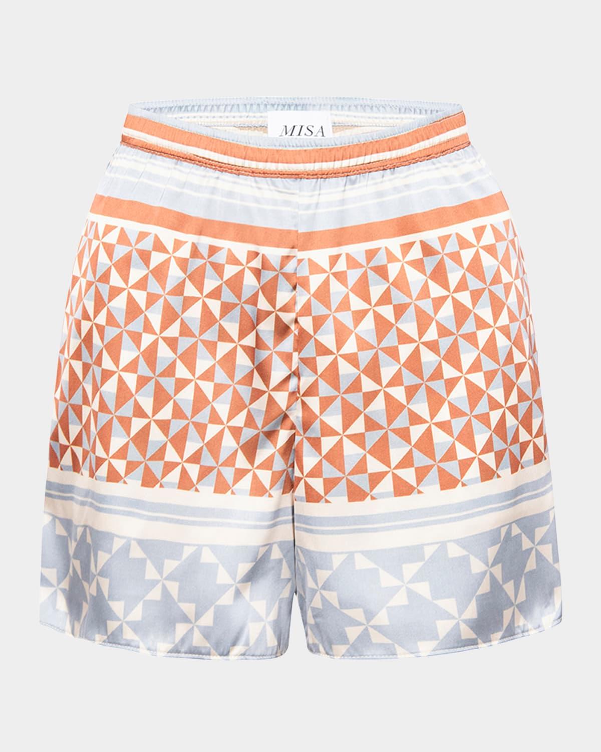 elam satin shorts