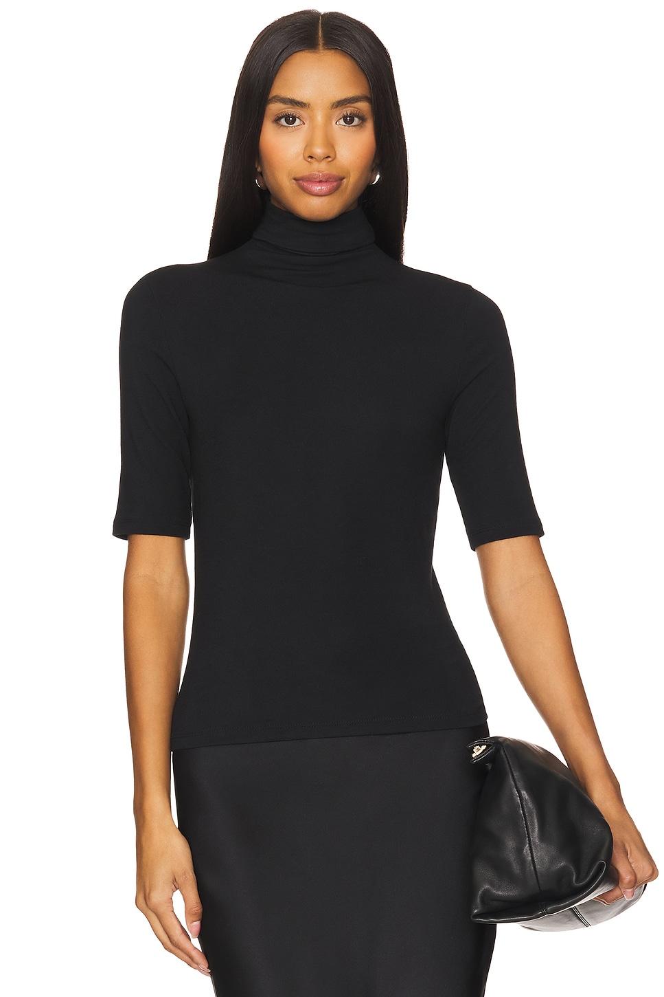 elbow sleeve turtleneck