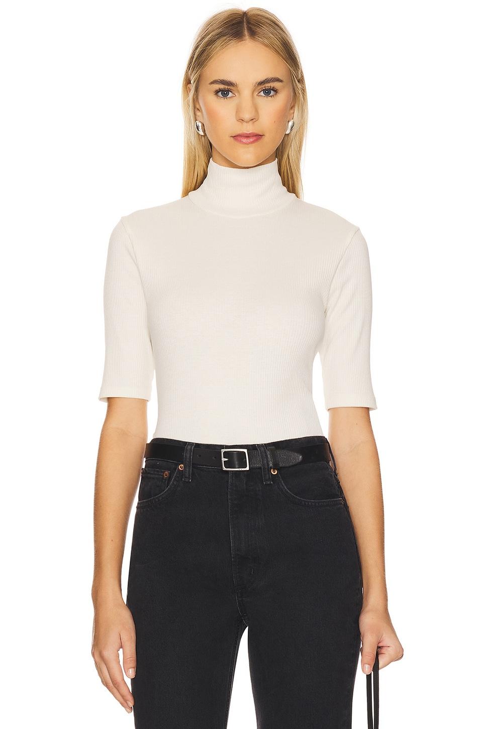 elbow sleeve turtleneck
