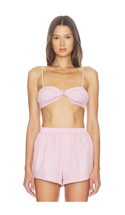 elce sabine bralette in rose.