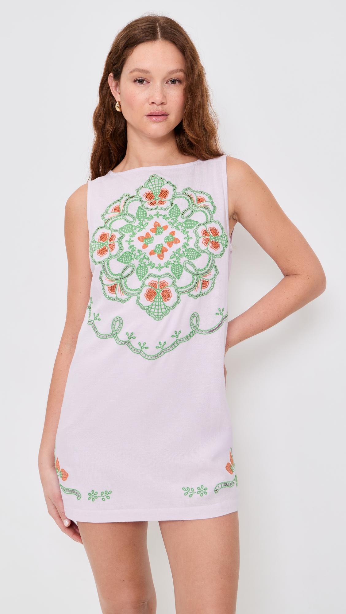 electric garden mini dress